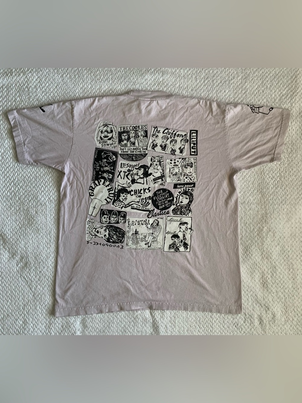 Wacky Wacko Art 1980s post-punk and indie music flyers shirt - Picture 5 of 9